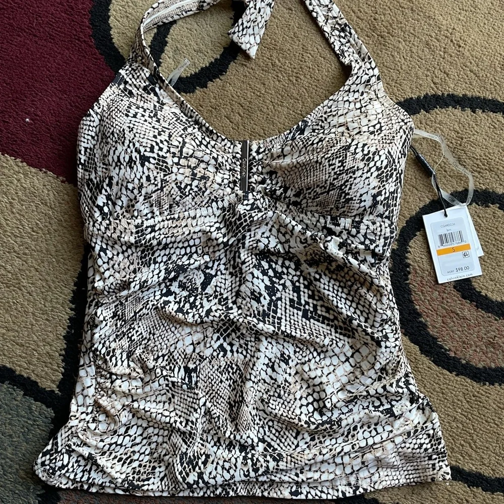 Super Cute Calvin Klein Tankini with 2 Bottoms - Sz S